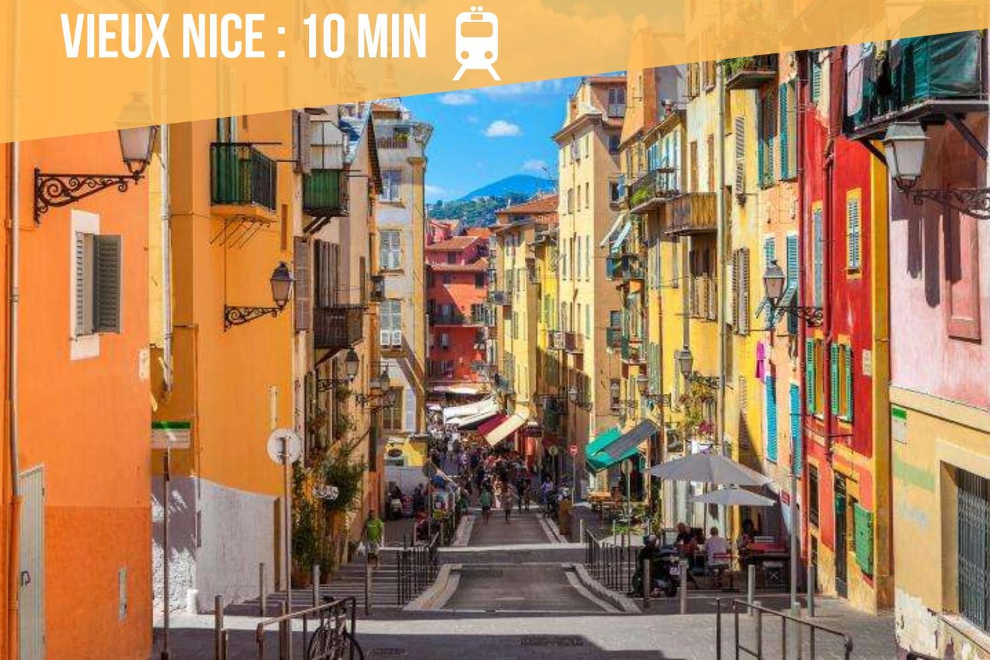 Le Valrose Cocon Urbain Au Coeur De Nice Souplex المظهر الخارجي الصورة